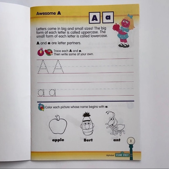 Sesame Street Alphabet with Bert & Ernie book - Picture 2 of 9
